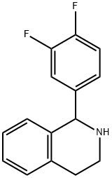 1-(3,4-Difluorophenyl)-1,2,3,4-tetrahydroisoquinoline Struktur