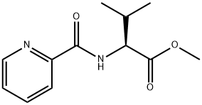 Valine, N-(2-pyridinylcarbonyl)-, methyl ester Struktur