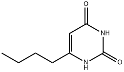 2,4(1H,3H)-Pyrimidinedione, 6-butyl- Struktur