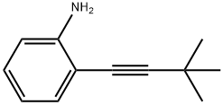 Benzenamine, 2-(3,3-dimethyl-1-butyn-1-yl)- Struktur