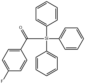 Benzene, 1-fluoro-4-[(triphenylsilyl)carbonyl]- Struktur