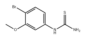 Thiourea, N-(4-bromo-3-methoxyphenyl)- Struktur