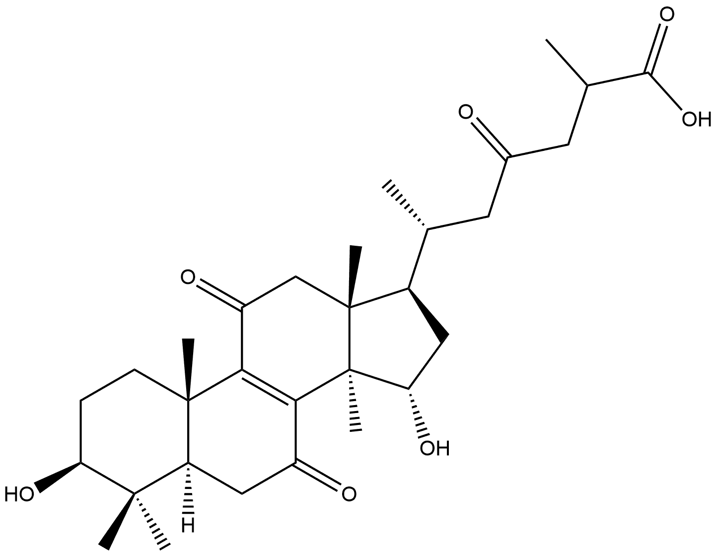 Ganoderic acid K Struktur