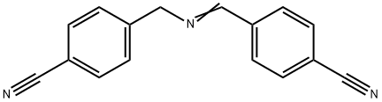 Benzonitrile, 4-[[[(4-cyanophenyl)methylene]amino]methyl]- Struktur