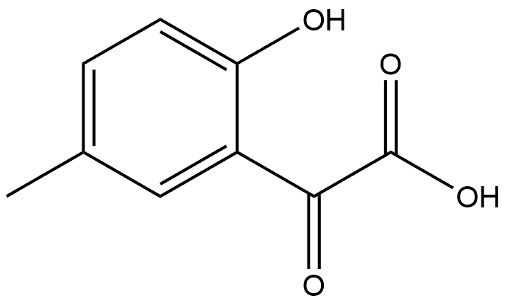 Benzeneacetic acid, 2-hydroxy-5-methyl-α-oxo-