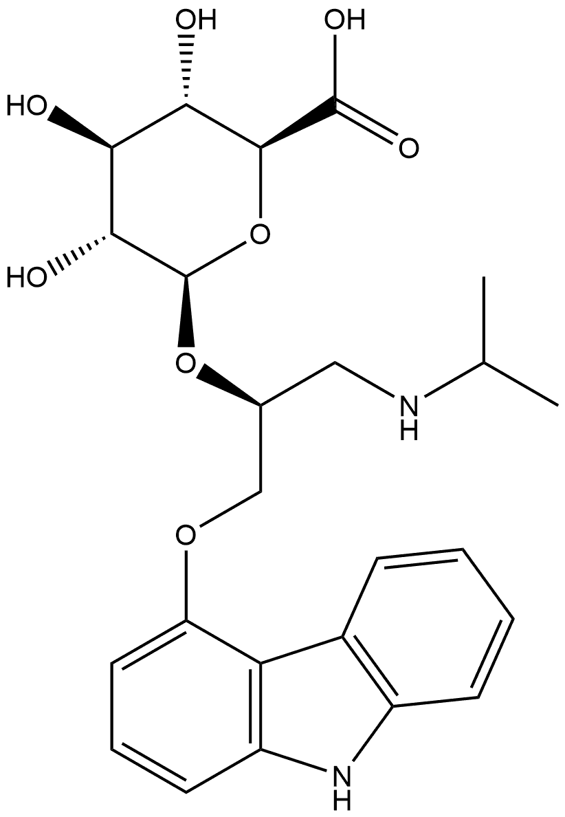 (S)-Carazolol Glucuronide Struktur