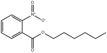 Benzoic acid, 2-nitro-, hexyl ester Struktur