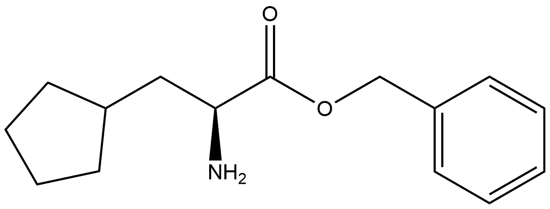 S-Cyclopentylalanine phenylmethyl ester Struktur