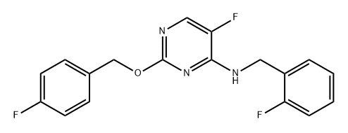 5-氟-N-(2-氟芐基)-2-((4-氟芐基)氧基)嘧啶-4-胺, 1174376-40-9, 結(jié)構(gòu)式