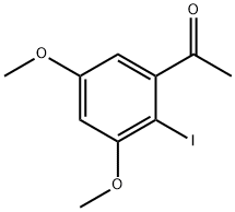 Ethanone, 1-(2-iodo-3,5-dimethoxyphenyl)- Struktur