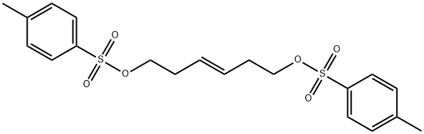 3-Hexene-1,6-diol, 1,6-bis(4-methylbenzenesulfonate), (3E)- Struktur