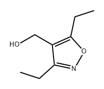 4-Isoxazolemethanol, 3,5-diethyl- Struktur