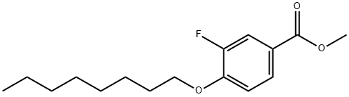 Methyl 3-fluoro-4-(octyloxy)benzoate Struktur