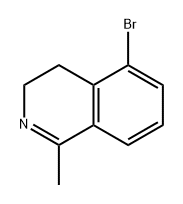 Isoquinoline, 5-bromo-3,4-dihydro-1-methyl- Struktur