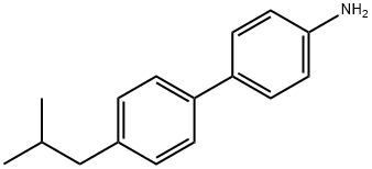 [1,1'-Biphenyl]-4-amine, 4'-(2-methylpropyl)- Struktur