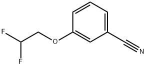 3-(2,2-Difluoroethoxy)benzonitrile Struktur