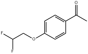 4-(2,2-Difluoroethoxy)acetophenone Struktur