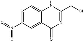 2-(chloromethyl)-6-nitroquinazolin-4(3H)-one Struktur