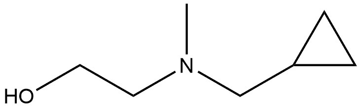 2-(N-(cyclopropylmethyl)-N-methylamino)ethanol HCl Struktur