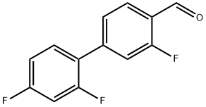 [1,1'-Biphenyl]-4-carboxaldehyde, 2',3,4'-trifluoro- Struktur