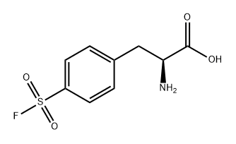 L-Phenylalanine, 4-(fluorosulfonyl)- Struktur