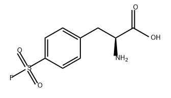 Phenylalanine, 4-(fluorosulfonyl)- Struktur