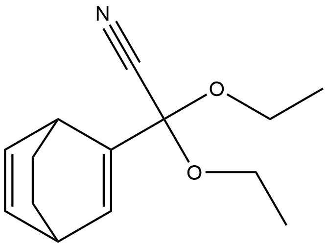 Bicyclo[2.2.2]octa-2,5-diene-2-acetonitrile, α,α-diethoxy-