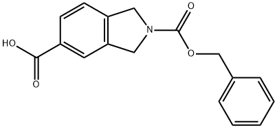 2H-Isoindole-2,5-dicarboxylic acid, 1,3-dihydro-, 2-(phenylmethyl) ester Struktur