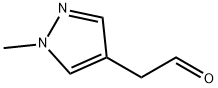 2-(1-methyl-1H-pyrazol-4-yl)acetaldehyde Struktur