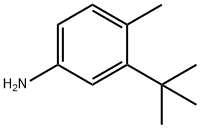 Benzenamine, 3-(1,1-dimethylethyl)-4-methyl- Struktur