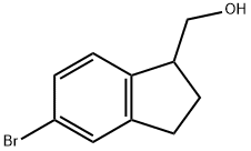 1H-Indene-1-methanol, 5-bromo-2,3-dihydro- Struktur