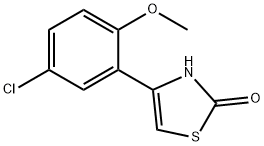 JR-13991, 4-(5-Chloro-2-methoxyphenyl)thiazol-2-ol, 95% Struktur