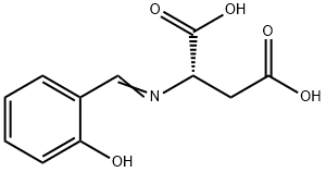 Aspartic acid, N-[(2-hydroxyphenyl)methylene]- Struktur