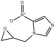 1H-Imidazole, 5-nitro-1-(2-oxiranylmethyl)- Struktur