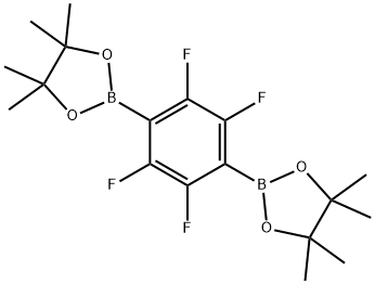 1,3,2-Dioxaborolane, 2,2'-(2,3,5,6-tetrafluoro-1,4-phenylene)bis[4,4,5,5-tetramethyl- Struktur