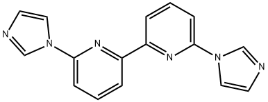 2,2'-Bipyridine, 6,6'-di-1H-imidazol-1-yl- Struktur