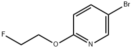 Pyridine, 5-bromo-2-(2-fluoroethoxy)- Struktur