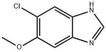 1H-Benzimidazole, 6-chloro-5-methoxy- Struktur