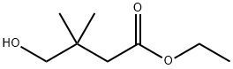 Butanoic acid, 4-hydroxy-3,3-dimethyl-, ethyl ester Struktur