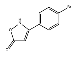 5(2H)-Isoxazolone, 3-(4-bromophenyl)- Struktur