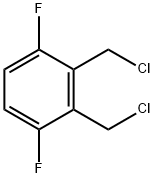 2,3-bis(chloromethyl)-1,4-difluorobenzene Struktur