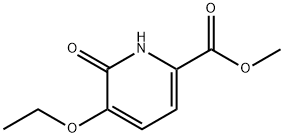 2-Pyridinecarboxylic acid, 5-ethoxy-1,6-dihydro-6-oxo-, methyl ester Struktur