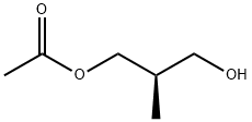 1,3-Propanediol, 2-methyl-, 1-acetate, (2R)- Struktur