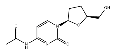 Acetamide, N-[1,2-dihydro-2-oxo-1-[tetrahydro-5-(hydroxymethyl)-2-furanyl]-4-pyrimidinyl]-, (2R-cis)- (9CI) Struktur