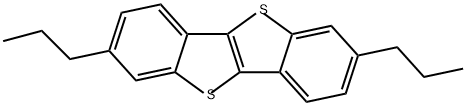 [1]Benzothieno[3,2-b][1]benzothiophene, 2,7-dipropyl- Struktur