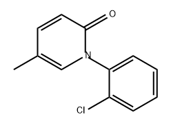 2(1H)-Pyridinone, 1-(2-chlorophenyl)-5-methyl- Struktur