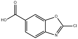 6-Benzoxazolecarboxylic acid, 2-chloro- Struktur