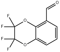 2,2,3,3-Tetrafluoro-1,4-benzodioxane-5- carboxaldehyde Struktur