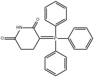 2,6-Piperidinedione, 3-(triphenylphosphoranylidene)- Struktur