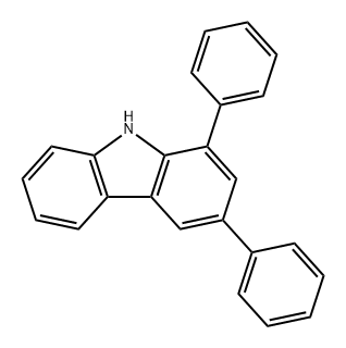 9H-Carbazole, 1,3-diphenyl- Struktur